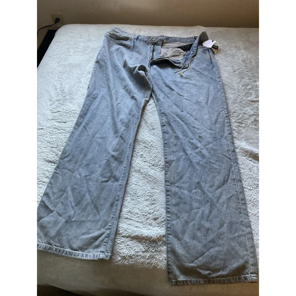 Zoo York Bronx Unbreakable Mens Dark Wash Straight Leg Button Fly Jeans Sz 40